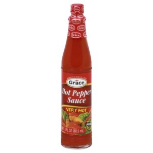 GRACE HOT PEPPER SAUCE 24X3OZ