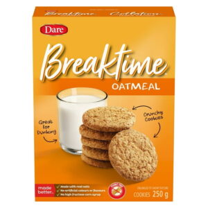 DARE B/TIME OATMEAL COOKIE 12X250GM