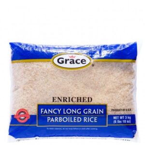 GRACE PARBOILED RICE 6X3KG