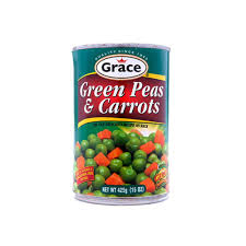 GRACE PEAS & CARROTS 24X427G